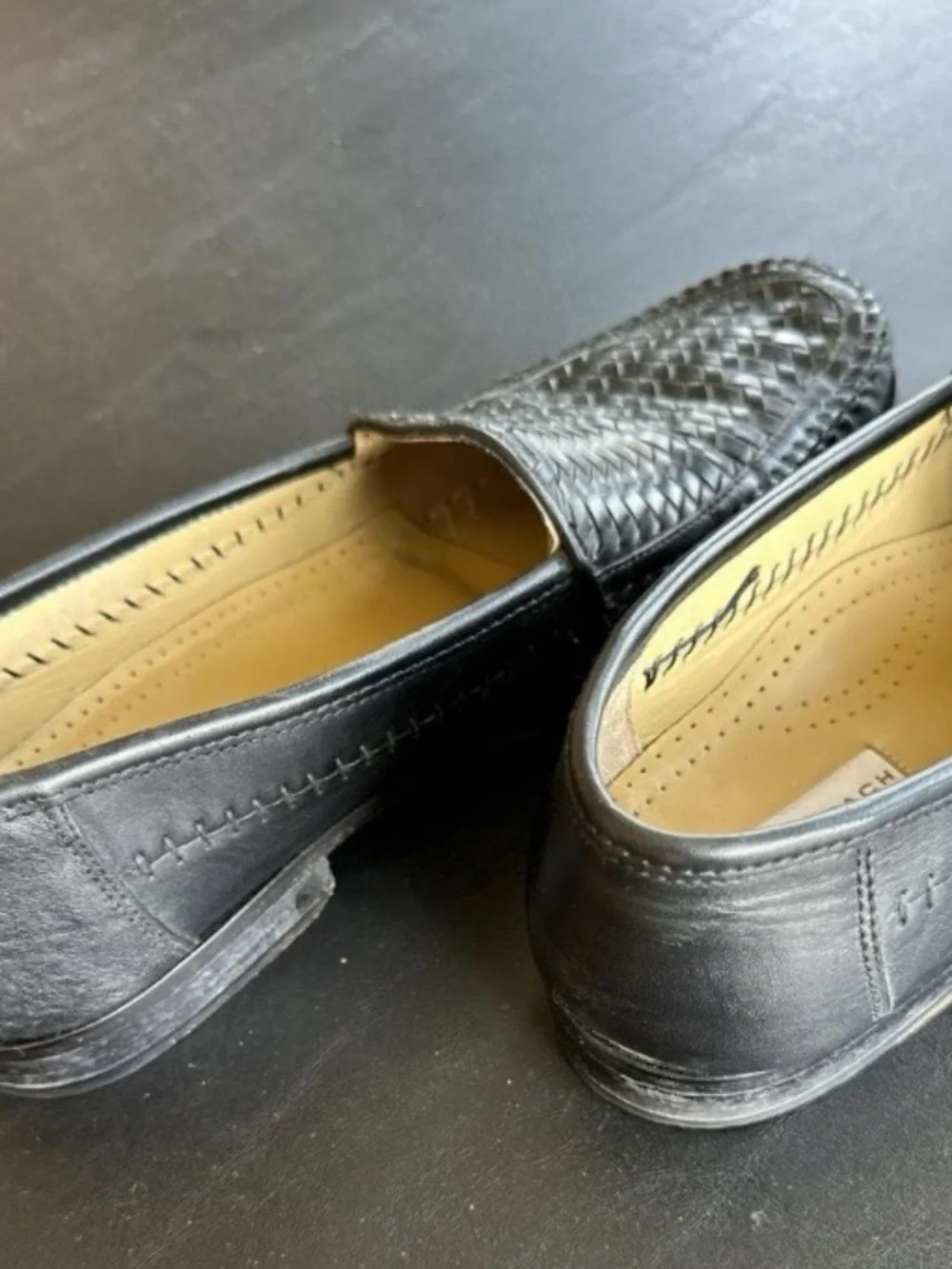 Bachrach woven leather